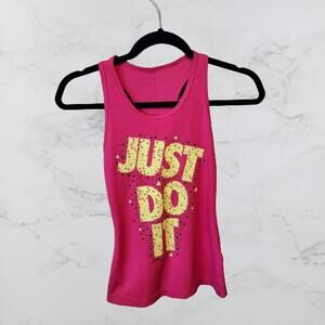 **3 FOR $11.00***Nike Dri-Fit Pink Ribbed Tank Girl's Medium
